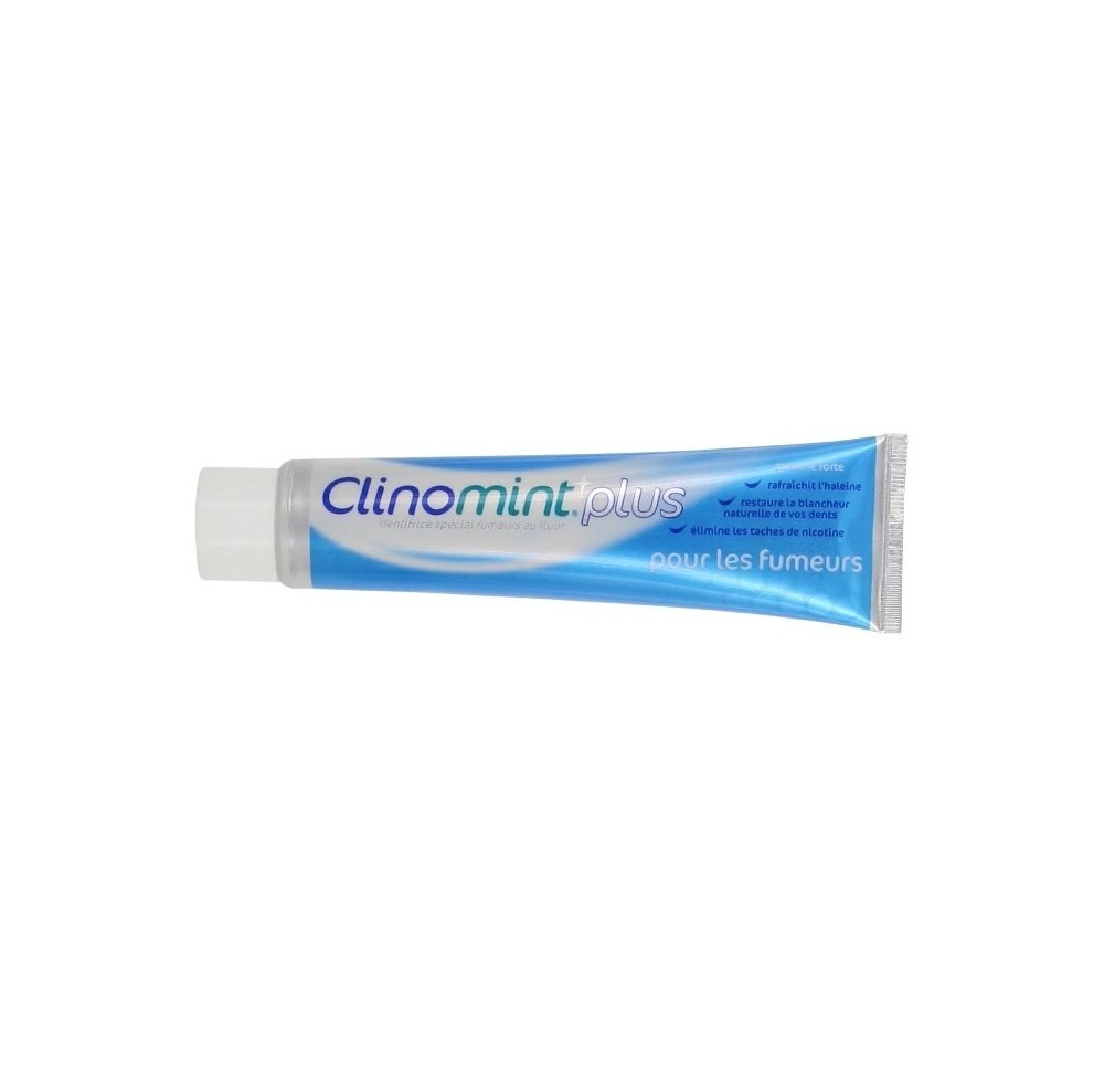 Clinomint Dentifrice Pâte Fluor Spécial Fumeur 75ml