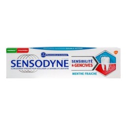 Sensodyne Dentifrice Sensibilité & Gencives Menthe Fraîche 75ml