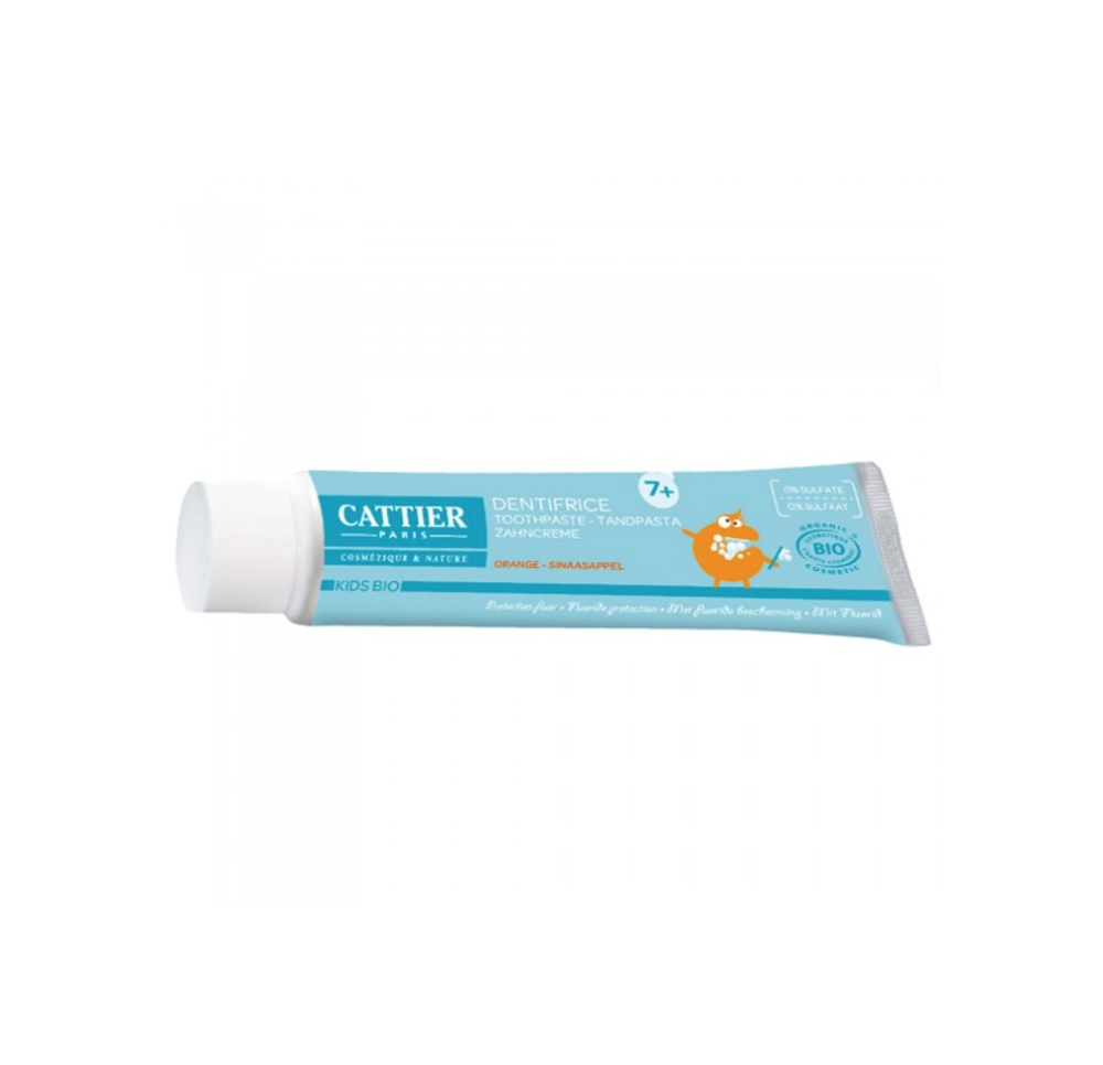 Cattier Dentifrice 7 Ans et + Bio Goût Orange 50ml