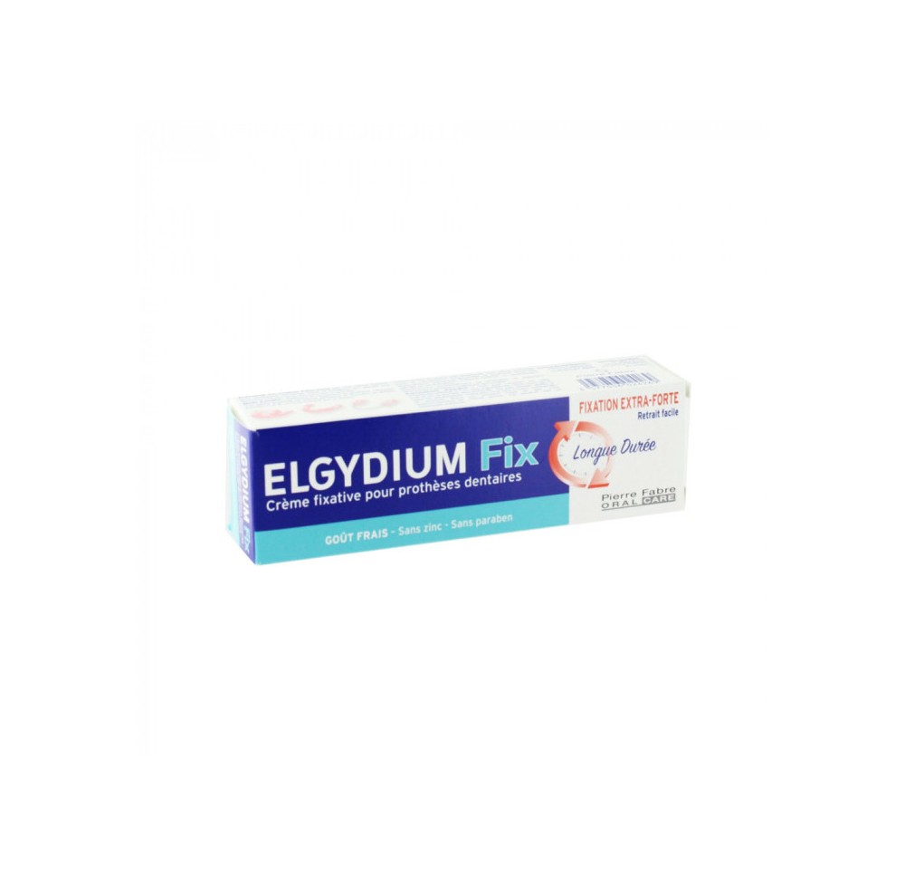 Elgydium Fixation Extra Forte est une crème fixative 50ml