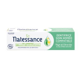 Natessance Dentifrice Soin Homeo Compatible 75ml