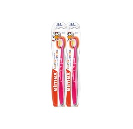 Elmex Brosse à Dents Enfant 3-6 Ans Lot De 2