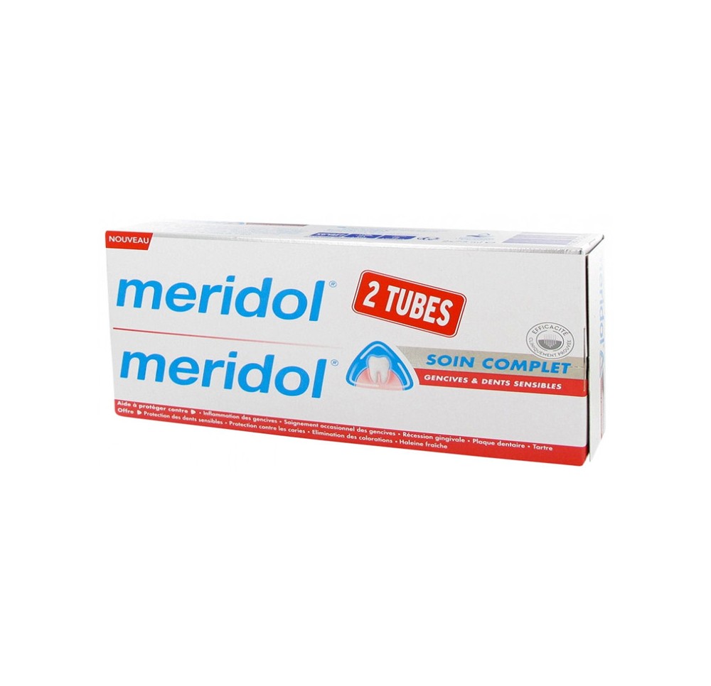 Meridol Dentifrice Soin Comp Sensibilite x2