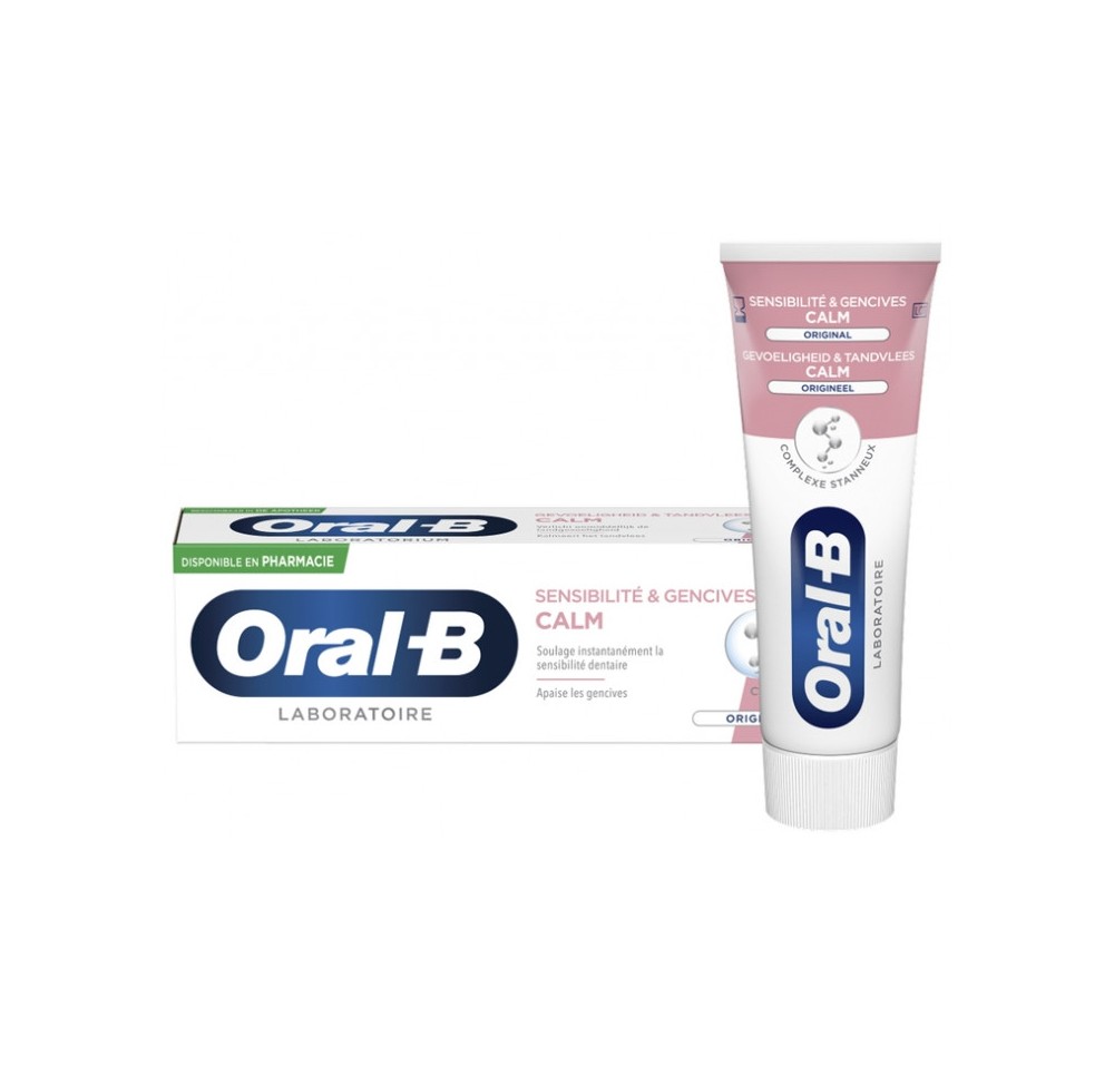 Oral B Dentifrice Sensibilite et Gencive Calm