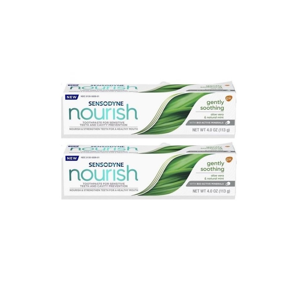 Sensodyne Dentifrice Nourrish Prot Apaisant 2x75ml