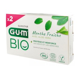 Gum Dentifrice Menthe Fraiche Bio 2x75ml