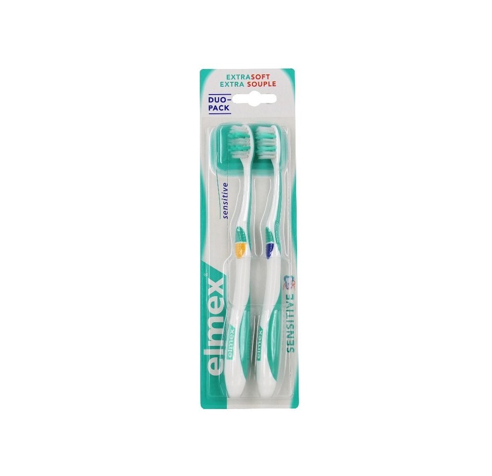 Elmex Brosse à Dents Sensitive Pack x2