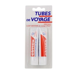 Elmex dentifrice protection caries tubes de voyage 2x12ml