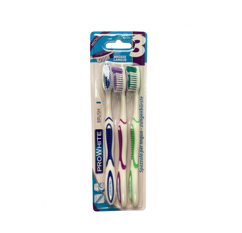 Biosynex Brosse à Dents Medium Superwhite Brush x3