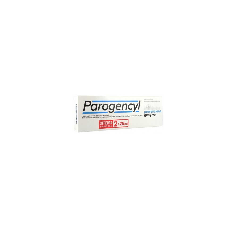 Parogencyl Dentifrice Prevention Blanche 2x75ml