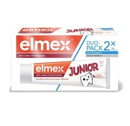 Elmex Dentifrice Junior 2x75ml + 1 Brosse à Dents Offerte