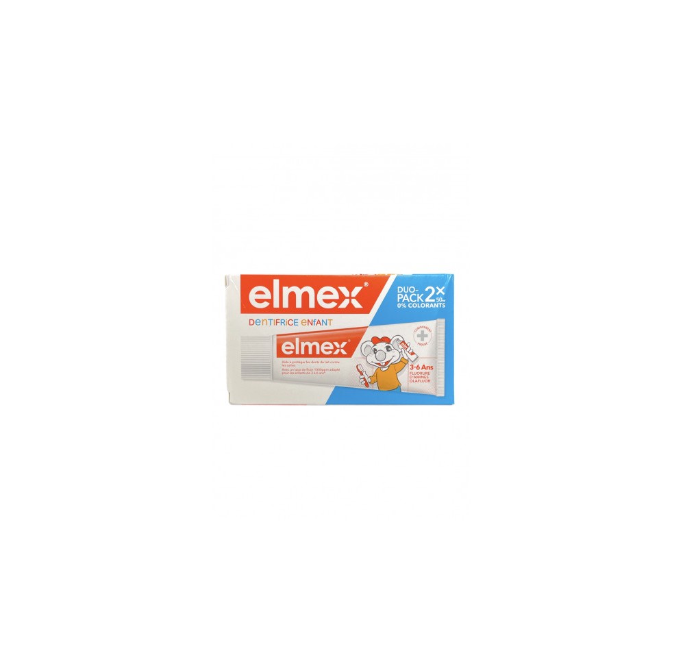 Elmex Dentifrice Enfant 2x50ml