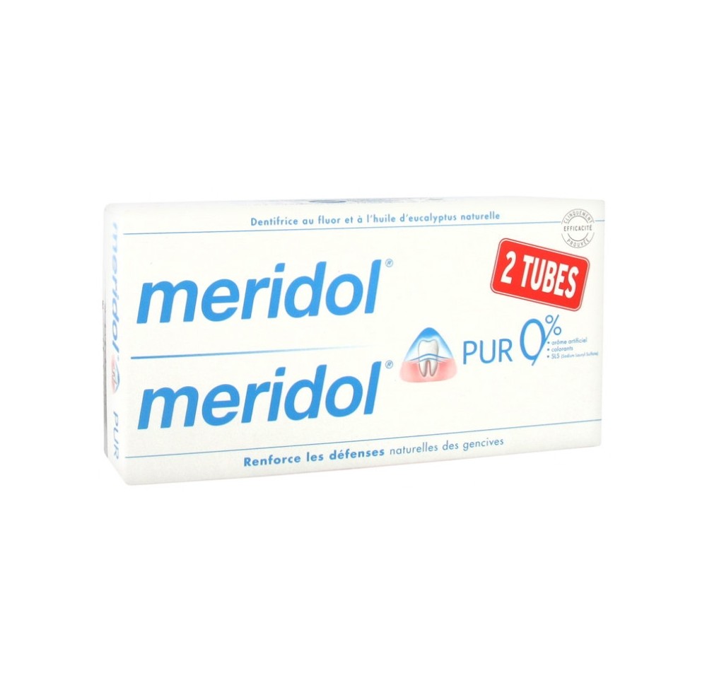 Meridol Dentifrice Pur x2