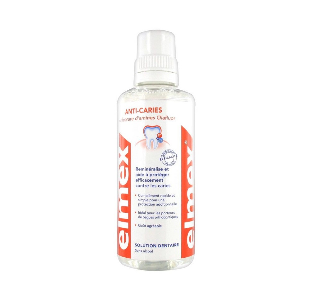 Elmex Bain De Bouche 400ml Rouge