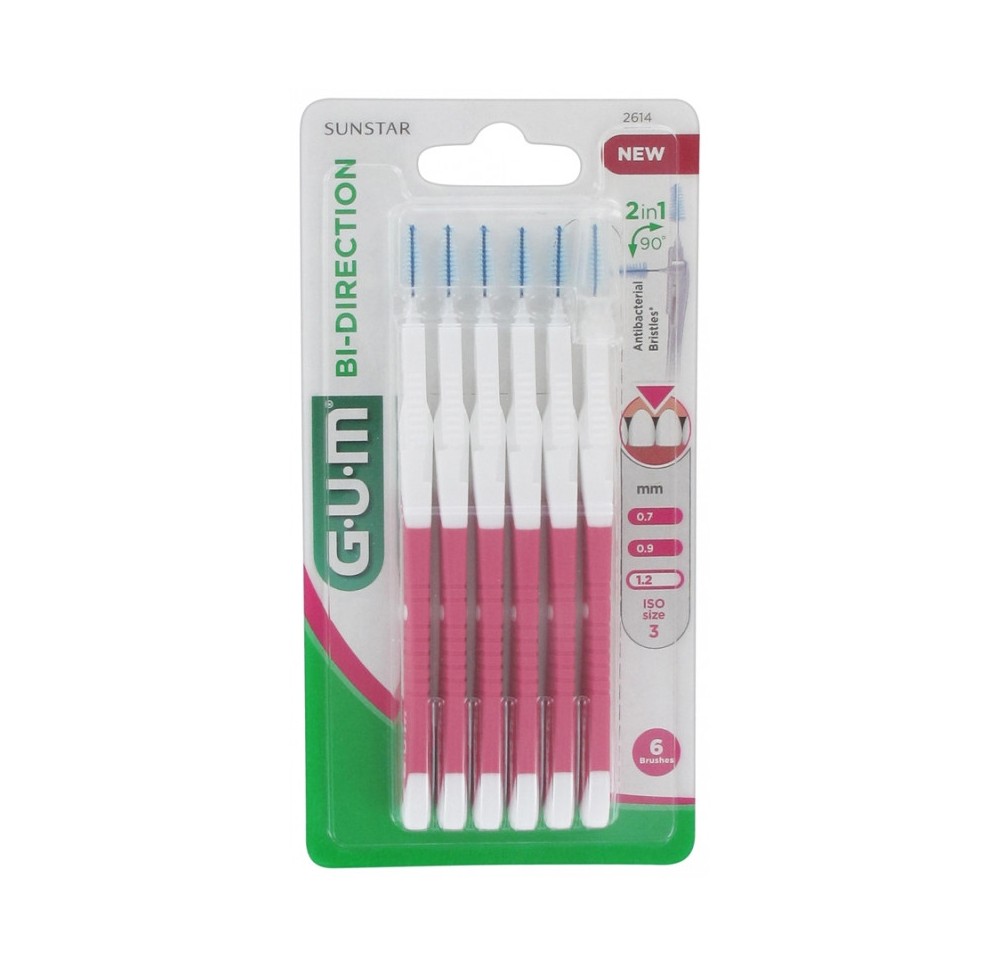 Gum Brossettes Bi-Direction 2614 - 1,2mm x6