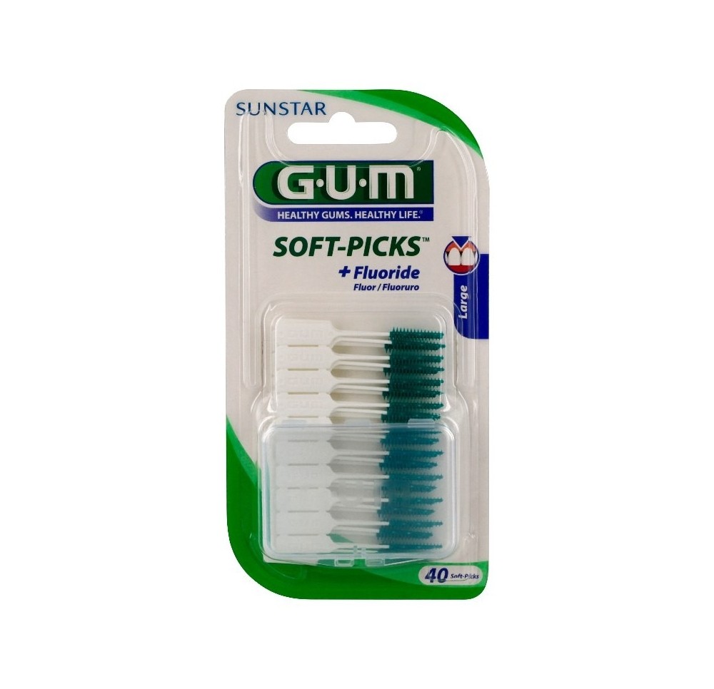 Gum Soft Picks Fluoride Plus Large N634 x40