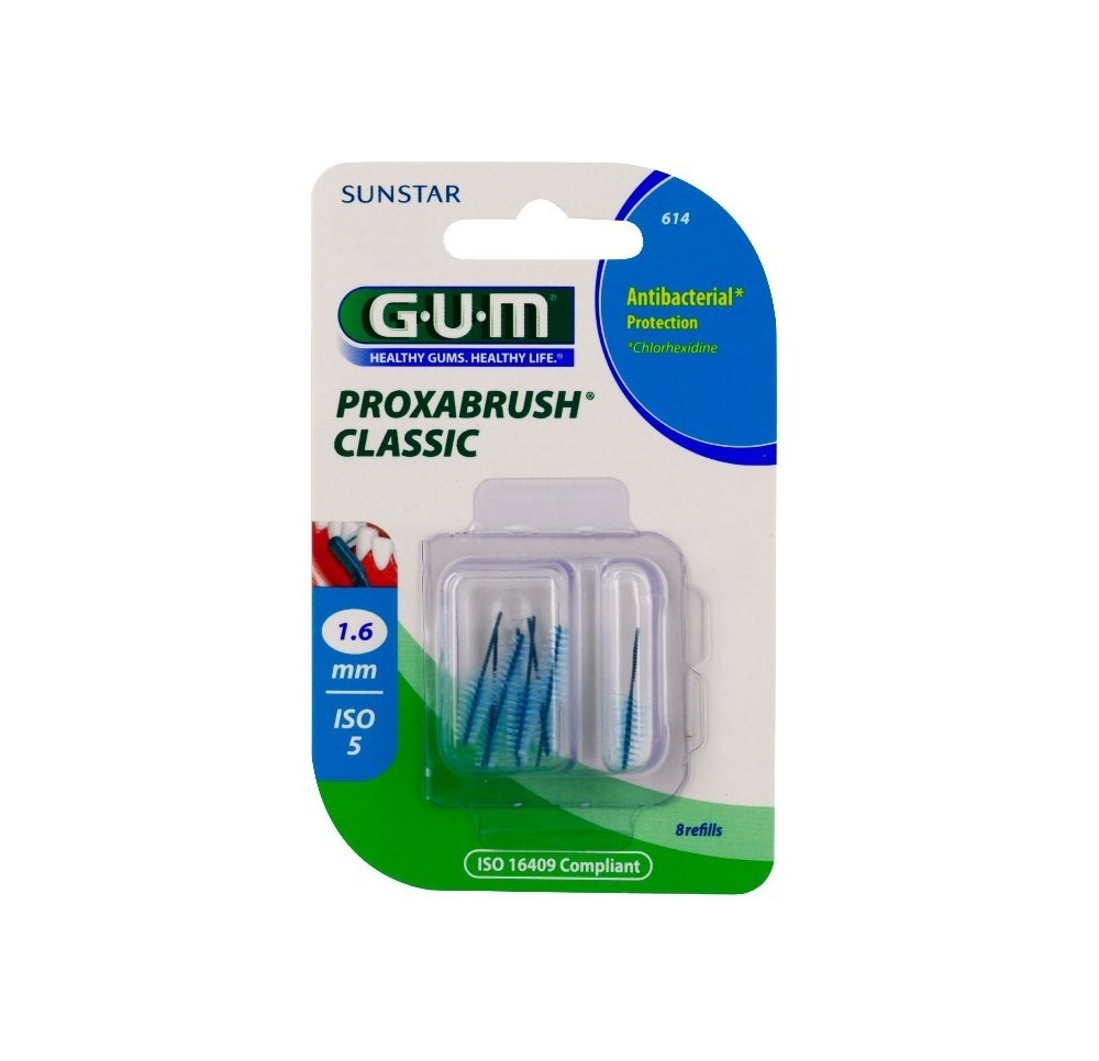 Gum Brossettes ProxaBrush Classic Coniques 1,6mm x8