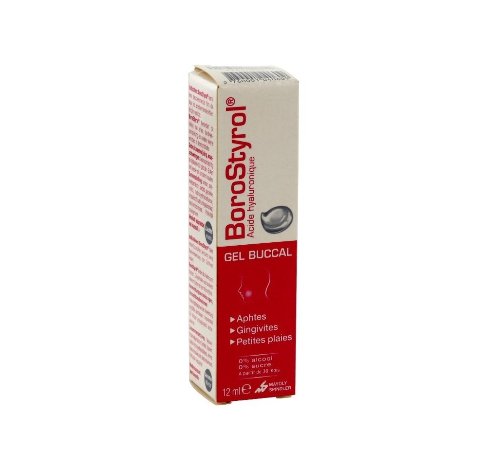 Borostyrol Gel Buccal Tube De 12ml