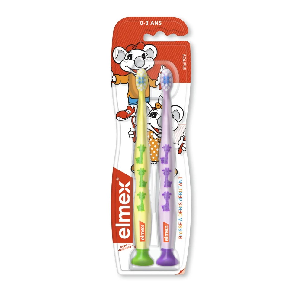 Elmex Brosse à Dents Souple Enfants 0-3 Ans