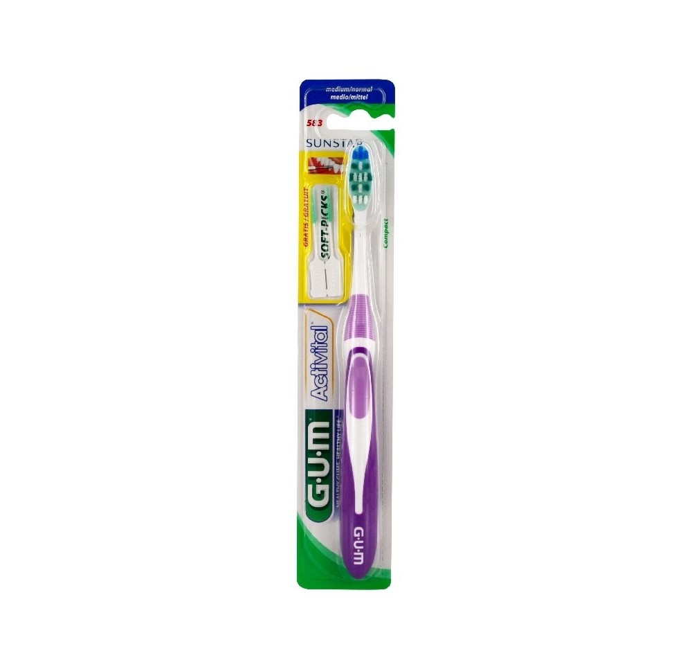 Gum Brosse à Dents Activital Medium Compact