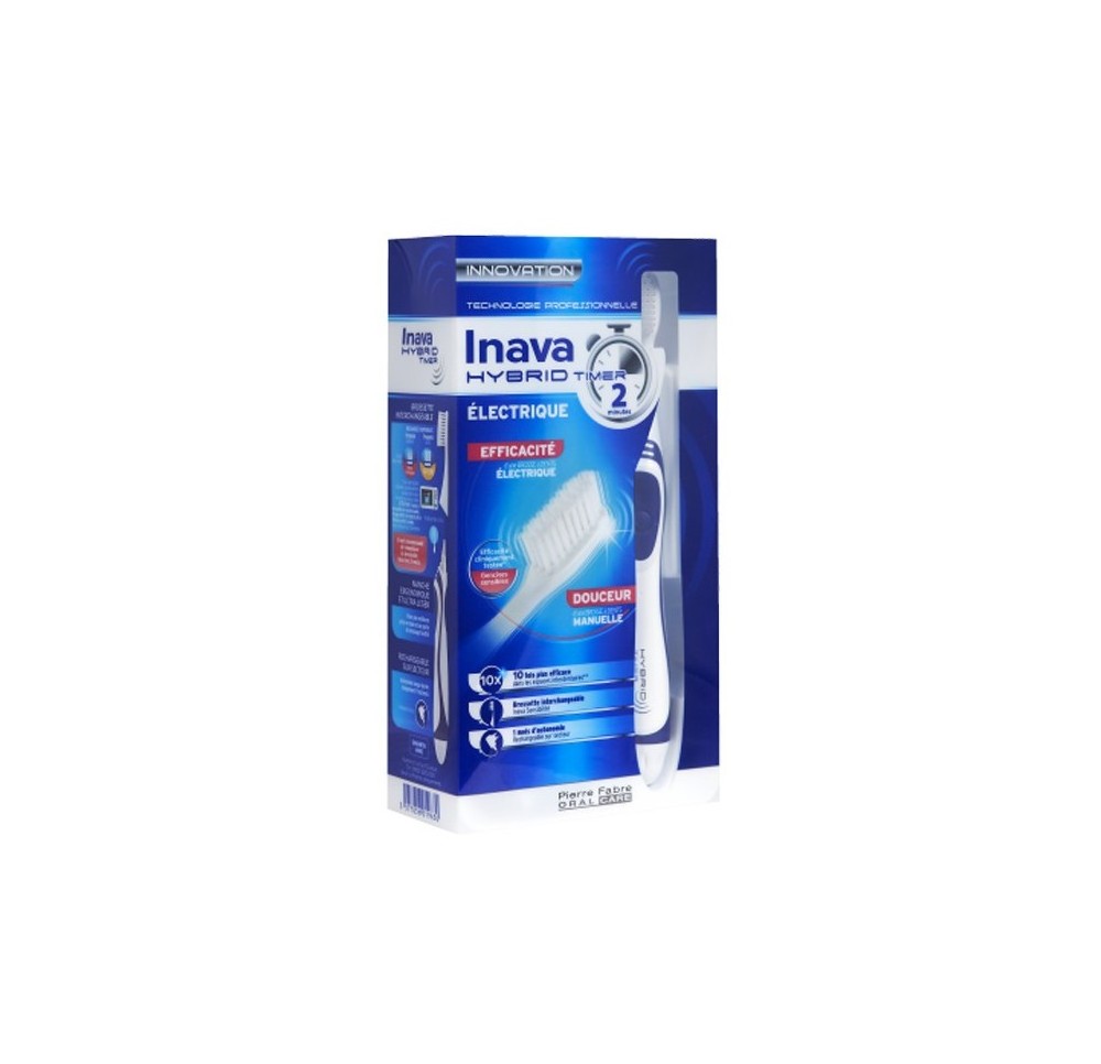 Inava Brosse à Dents Electrique Hybrid Timer Sensibilité