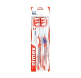 Elmex Brosse à Dents Protection Caries Inter-X Medium x2