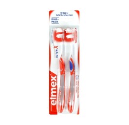 Elmex Brosse à Dents Protection Caries Inter-X Souple x2