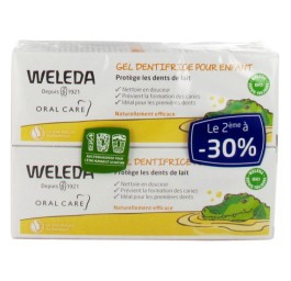 Weleda Dentifrice Gel Enfant 2x50ml