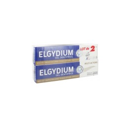 Elgydium Dentifrice Gel Multi-Actions 2x75ml