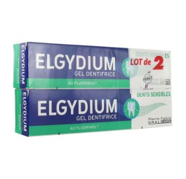 Elgydium Dentifrice Gel Dents Sensibles 2x75ml