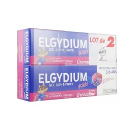 Elgydium Dentifrice Gel Kids Protection Caries 3-6a 2x50ml