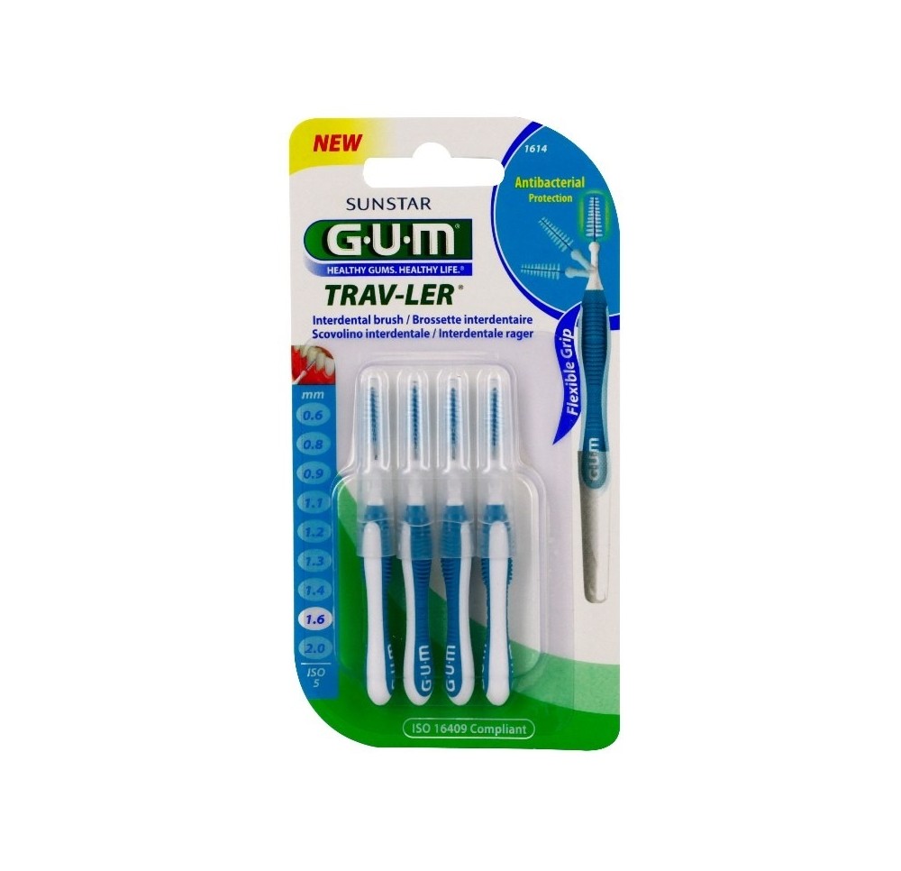 Gum Brossettes Trav-Ler 1,6mm Coniques x4