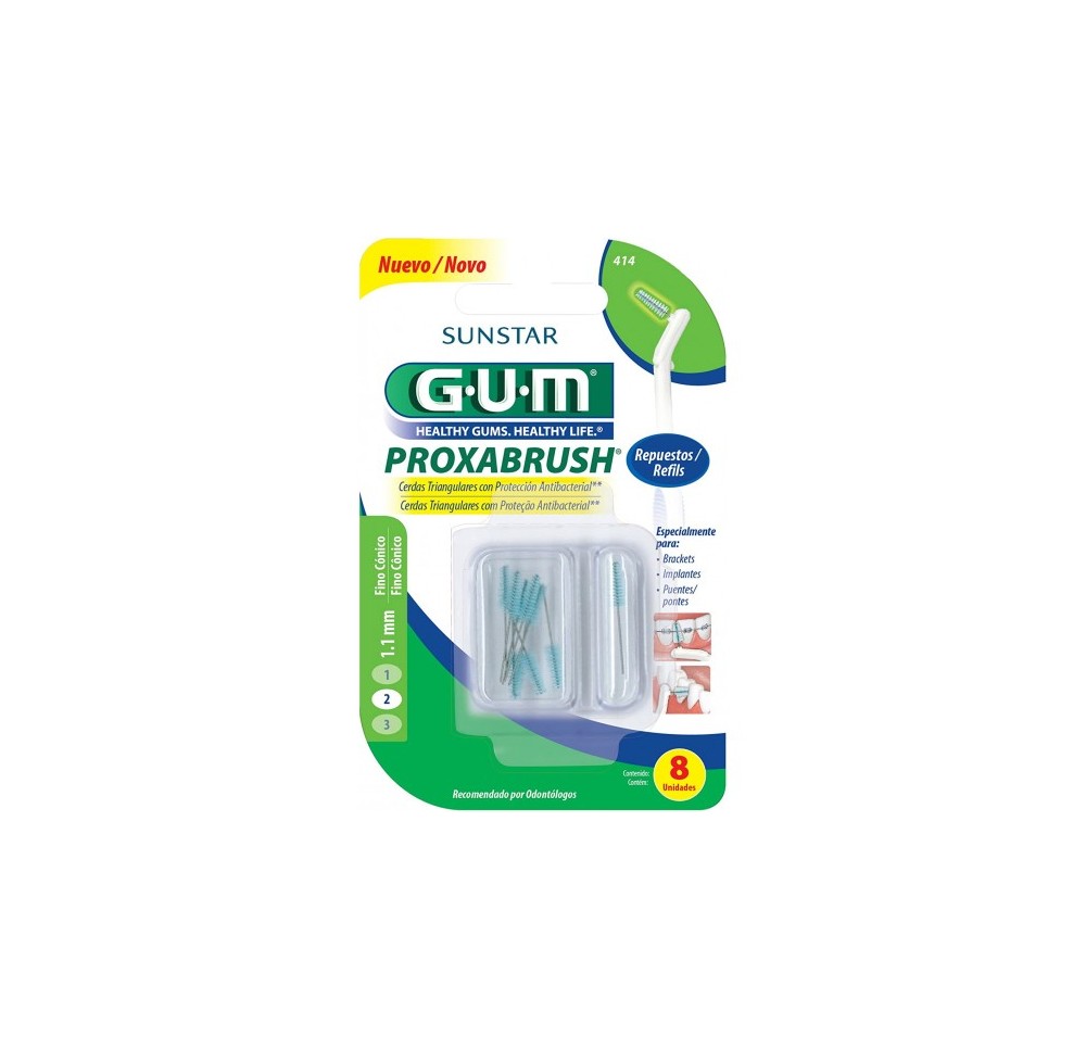 Gum Brossettes ProxaBrush Classic Antibacterial 1,1mm x8