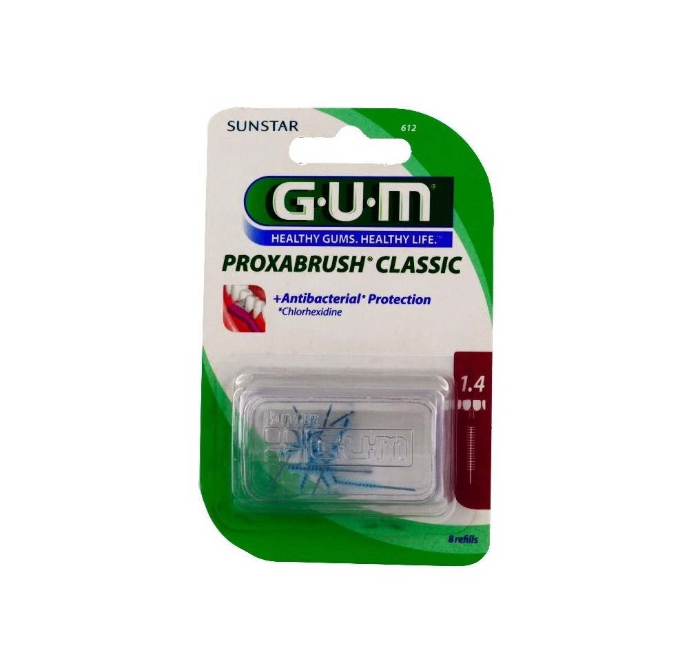 Gum Brossettes ProxaBrush Classic Antibacterial 1,4mm x8