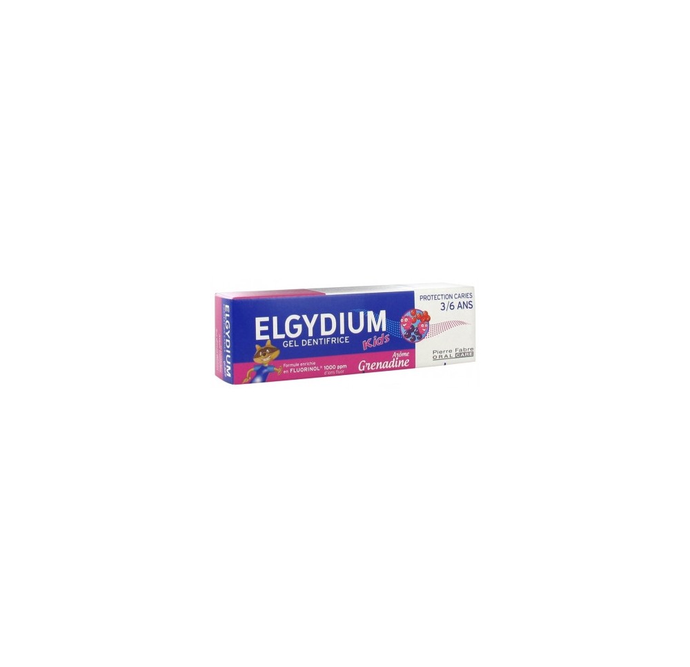 Elgydium Dentifrice Kids Oral Care Grenadine 2-6 Ans