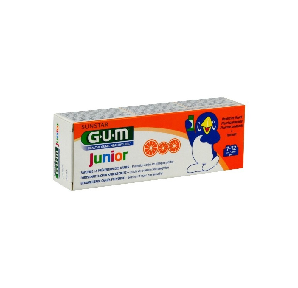 Gum Dentifrice Gel Junior 7-12ans 50ml