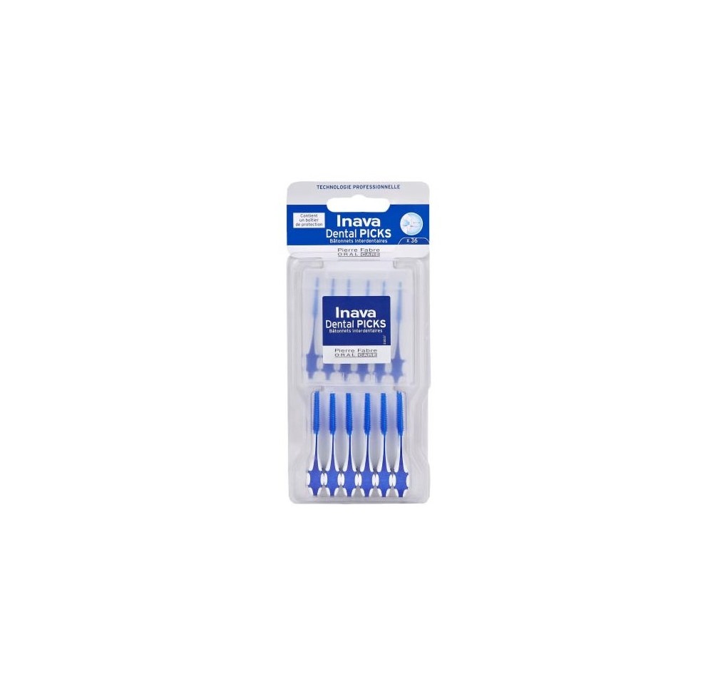 Inava Bâtonnets Interdent Dental Picks x36