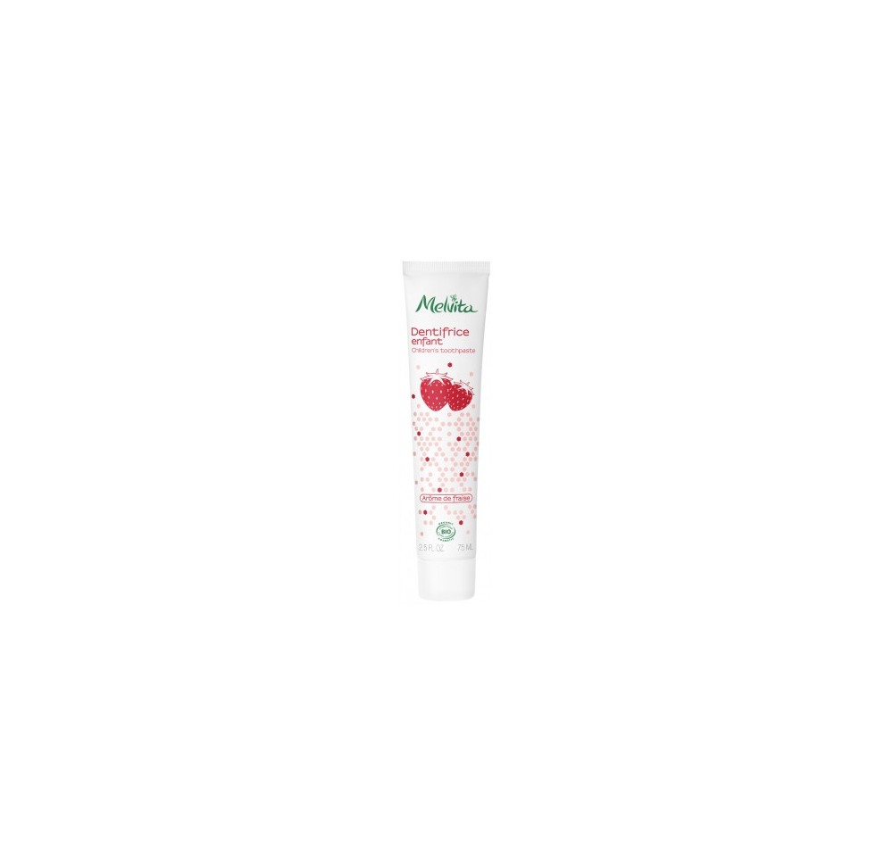 Melvita Dentifrice Enfants Fraise Bio 75ml