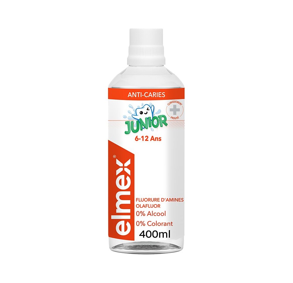 Solution dentaire anti-caries Elmex Junior 400ml