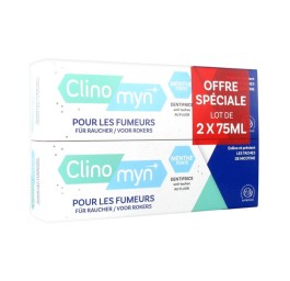 Clinomint Dentifrice Pour Les Fumeurs 2x75ml