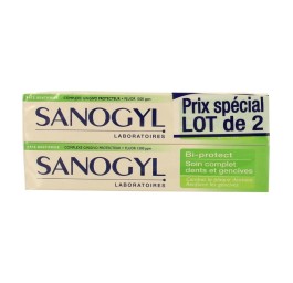 Sanogyl Dentifrice Bi-Protect Soin Complet 2x75ml