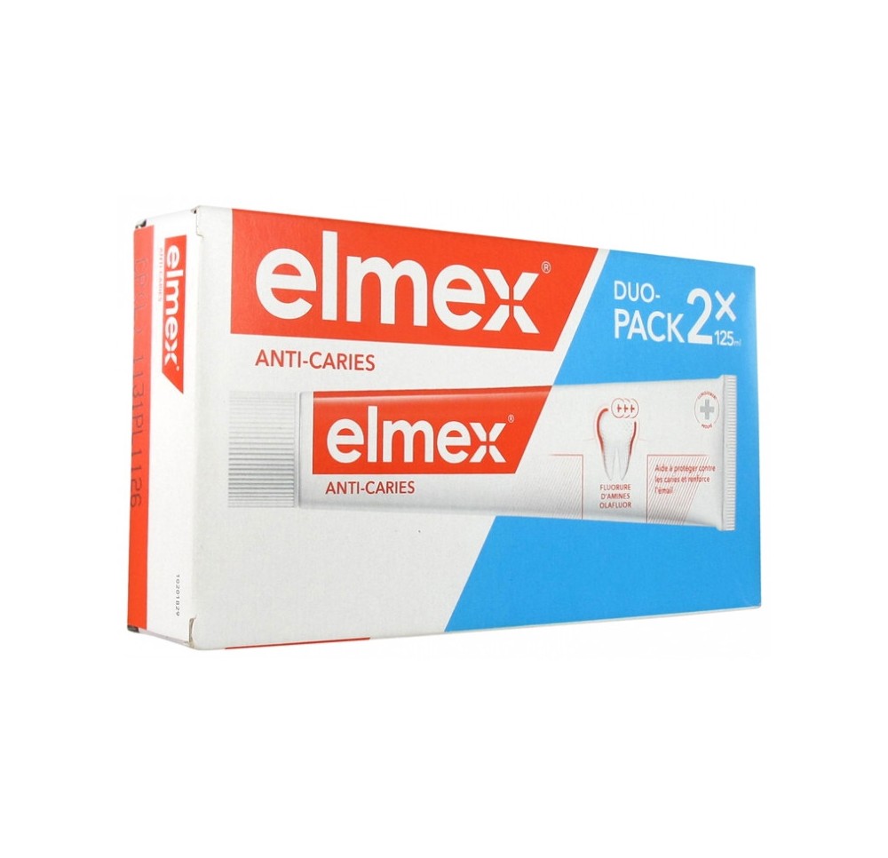 Elmex Dentifrice Protection Caries Lot de 2 x 125 ml