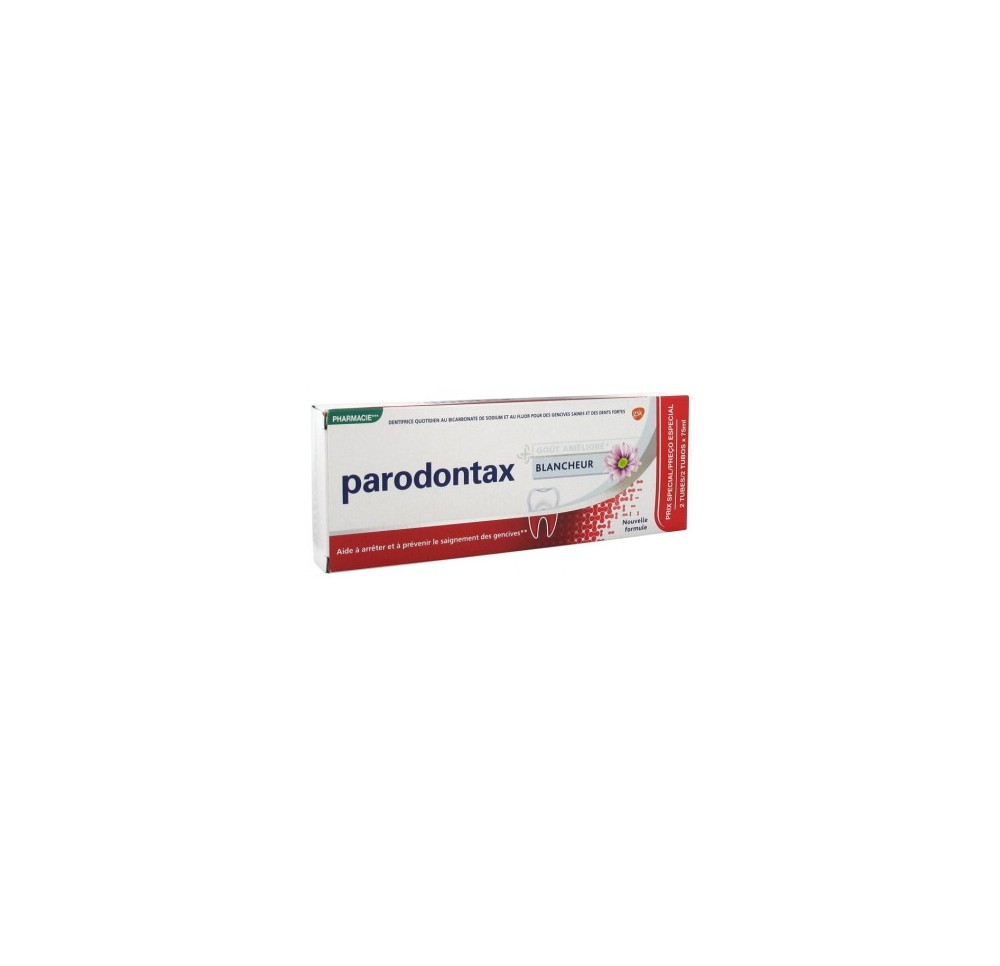 Parodontax Dentifrice Blancheur 2 x 75 ml