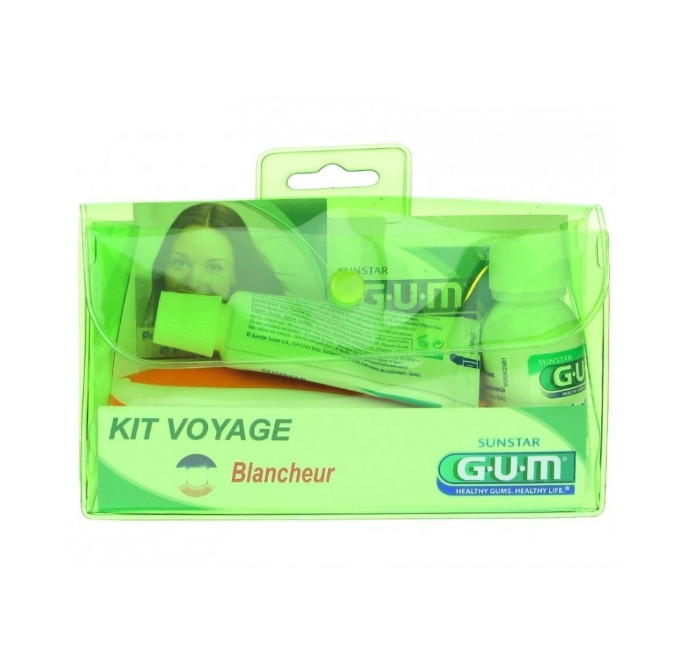 Gum Dentifrice Kit De Voyage Blancheur